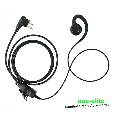 PTT Mic Swivel Earpiece Headset For  CP185 CP200 CP200D CLS1110 CLS1410 Radio • $11.90