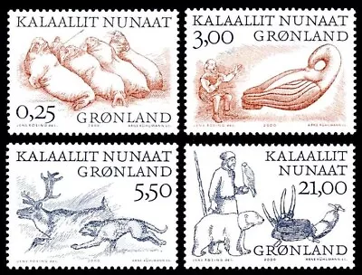 Greenland 2000 Viking Life 2nd Series Animals Hunting Etc UNM / MNH • $3.11