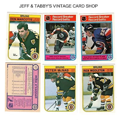 1982-83 O-PEE-CHEE / OPC  HOCKEY  # 1 TO # 200 / See Drop Down Menu. • $0.99