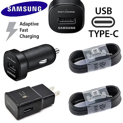 For Samsung Galaxy S23 S22 S21 S20 Note20 Fast Car Wall Charger 4FT Type-C Cable • $3.99