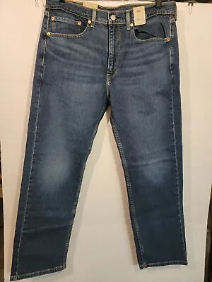 NEW Levis 505 Jeans 34x30 Made USA Red Tag Straight Leg Denim. • $21.99