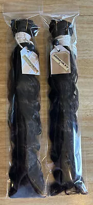 100%Human Hair Extensions. European Curl. 16”in. Color #4.  2Bundles For $55 • $55