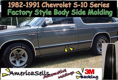 1982-1991 Chevrolet S10 Blazer  Pickup Body Side  Molding Oem Replacement Trim • $89.99