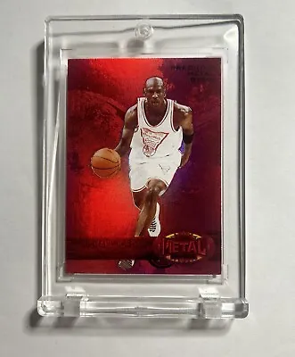 2021 Metal Universe Michael Jordan Precious Metal Gems Retro Red /100 PMG • $3500