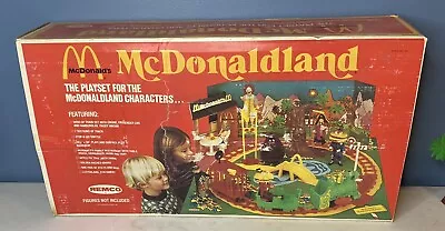 1976 Remco McDonald's McDonaldland Train Playset Complete W/ 7 Figures & Box • $600