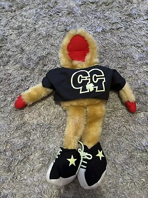 ORIGINAL VINTAGE 1980s GORDON THE GOPHER PLUSH SOFT TOY HAND PUPPET WITH OUTFIT • £15