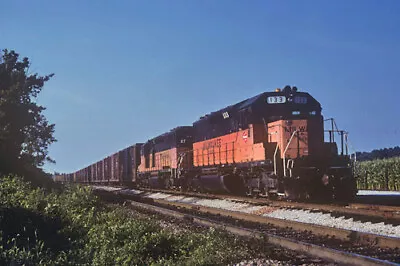 Milwaukee Road  133  __ ORIGINAL TRAIN SLIDE • $9.99