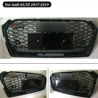 For Audi A5 S5 2017 18 19 20 Front Bumper Grille Honeycomb Hood Grill Rs5 Style • $239.99