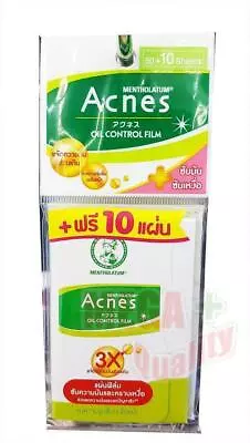 Mentholatum Acnes Oil Control Film 3x Absorbing Blotting Paper 60 Sheets • £10.82