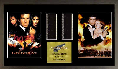 £16.99 • Buy Goldeneye James Bond 007 GENUINE 2 Strip Film Cell Style Display 16 X 8 