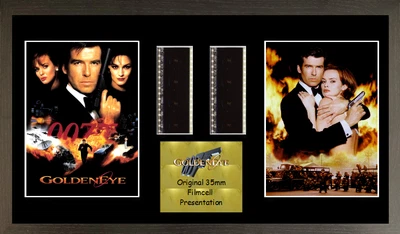 £16.99 • Buy Goldeneye James Bond 007 GENUINE 2 Strip Film Cell Style Display 16 X 8 