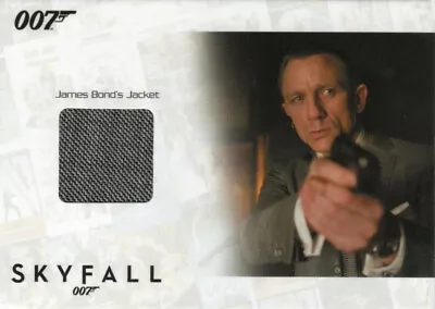 James Bond Autographs & Relics Costume Relic SSC1 Daniel Craig Jacket #118/200 • £99.99