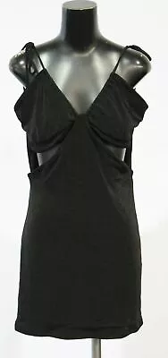 Beginning Boutique Women's Cut Out Vegas Mini Dress CC7 Black Size US 12/AU 16 • $9.98