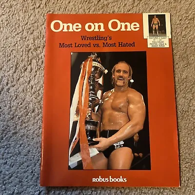 Vintage WWF -  One On One Wrestling's Most Loved Vs. Most Hated Book - Poster - • $9.99