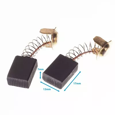 2pc Carbon Motor Brushes 7x 12x 17mm Makita PR-25B Spare Replacement Repair Part • $9.95