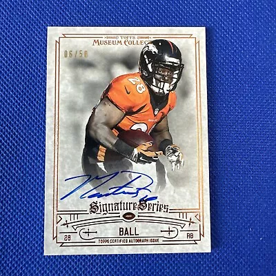 2014 Topps Museum Collection Signature Series Copper /50 Montee Ball Auto • $4.99