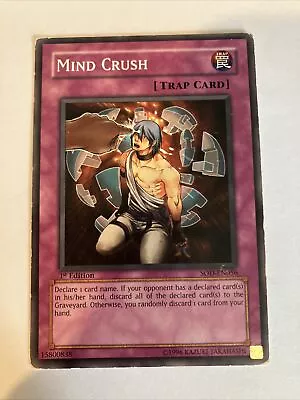 Mind Crush - 1st Edition SOD-EN056 - YuGiOh • $1.89