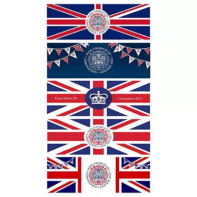 1*2023 Coronation Banner With The Enthronement Of King Charles III Of England • $11.62