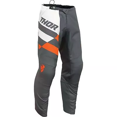 Thor MX-24 Sector Checker Pants 2024 Char/ORG 44 2901-11002 • $74.95