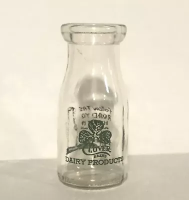 $19.50 • Buy Rare Clover Dairy Products Half Pint Milk Bottle Roanoke Virginia VA