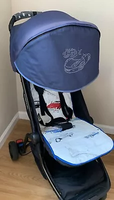 Mountain Buggy Nano 2015 Stroller Nautical Color Blue 	33 X 22 X 39 Inches • $70