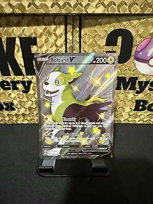 Shiny Boltund V SWSH085 Holographic Black Star Promo Pokemon TCG Near Mint • $1.99