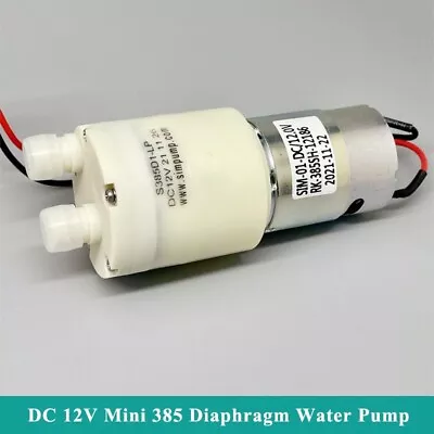 DC 12V Micro Mini 385 Diaphragm Pump Self Priming Suction Water Pressure Pump • $5.75