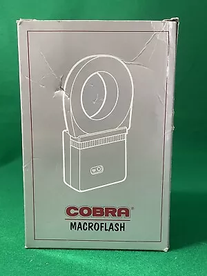 Cobra Macroflash Electronic Ring Light Flash Macro + 49mm 52mm 55mm Adapters (F) • $19.99