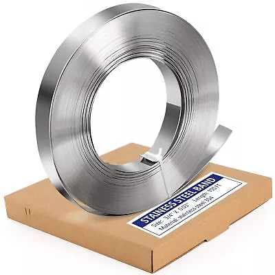 Polar Tangro Stainless Steel Strapping Band Coil - 3/4'' X .03'' X 100' Steel... • $77.55