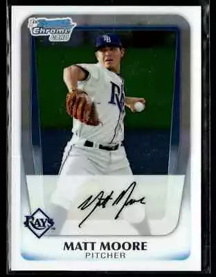 Matt Moore 2011 Bowman Chrome Prospect Autographs #BCP220 SKUJA4290 • $1.99