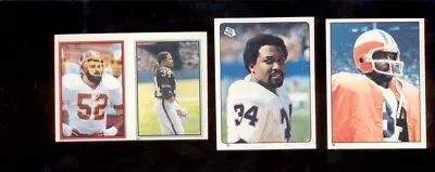 1981-84 Topps GREG PRUITT Cleveland Browns Oaklands Raiders Sticker Lot • $3