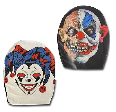 £3.29 • Buy Clown Halloween Stretch Mask Fancy Dress Costume Scary Face Fabric Horror Prop