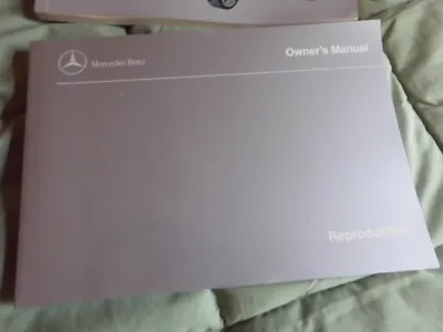 Mercedes 240d 300d 300cd  New Never Used Original Owners Manual M123d  1981 • $24