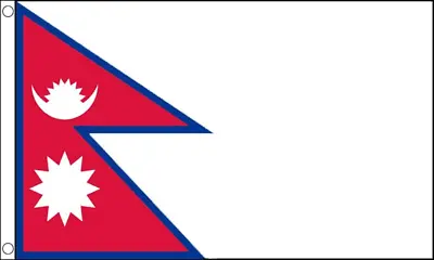 £5.49 • Buy 3ft X 2ft (90 X 60 Cm) Nepal Nepalese National Country Polyester Banner Flag