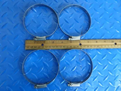 ABA Stainless Steel 316 Hose Clamps #48 (64-89mm)   Set Of 4 • $26.76