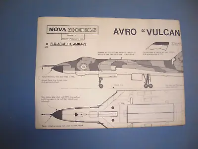 $19.95 • Buy Nova Models Vacuform 1/72 Avro  Vulcan B.2 