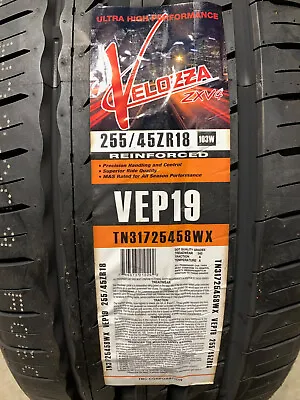 1 New 255 45 18 Velozza ZXV4 Tire • $95