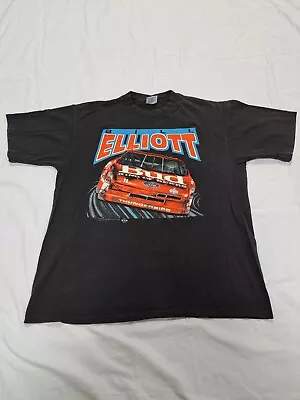 Vintage Bill Elliott NASCAR T-shirt Thunderbird Budweiser 1993 Size XL NASCAR • $24.99