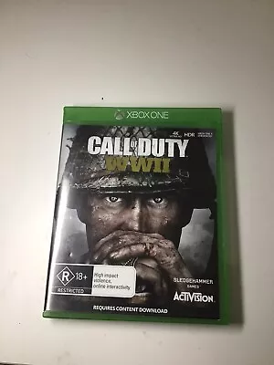 Mint Disc Call Of Duty WWII Xbox One • $25