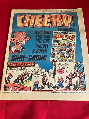 Vintage UK Comic - CHEEKY - 8th July 1978 • £1.50