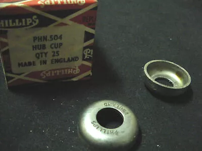 Vintage RALEIGH - PHILLIPS Bicycle Bike 1 Pair Cones Cups For Rear Hub NOS 1960s • $8.06