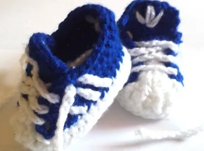 Baby Crochet Knitting Hand Shoes Trainers Sneakers Clothes Socks Caps Boots • £4.99