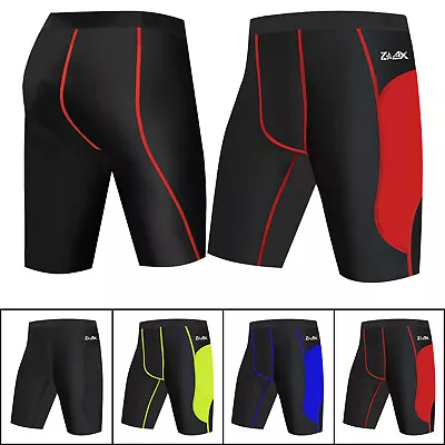 Mens Compression Shorts Gym Training Yoga Running Sports Casual Boxer Shorts • £9.99