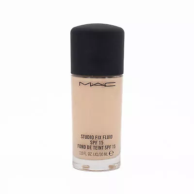 MAC Studio Fix Fluid SPF 15 Foundation 30ml NC5 - Missing Box • £21.95