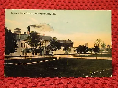 Early 1900's. Indiana State Prison. Michigan City Indiana. Postcard I5 • $7