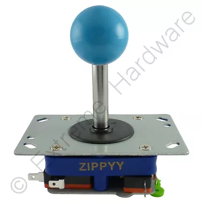 £9.49 • Buy Zippyy Long Shaft Ball Top Arcade Joystick 2/4/8 Way (Blue) Zippy - MAME, JAMMA