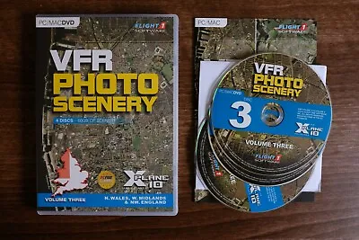 VFR Photo Scenery Volume Three For X-Plane 10 And 9 - N. Wales W. Midlands NW E • £8.99