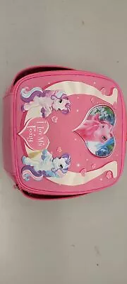 MY LITTLE PONY CARRY CASE W/8 Ponies Pink Bag Tote Purse  I Luv My Pony  • $6.99