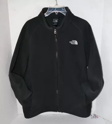 Men's The North Face Full Zip Fleece Jacket Black Size Large • $11.99