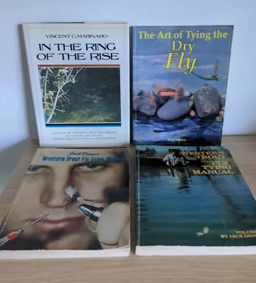Fly Fishing Tying Manual Lot Guide Western Trout Jack Dennis • $29.95